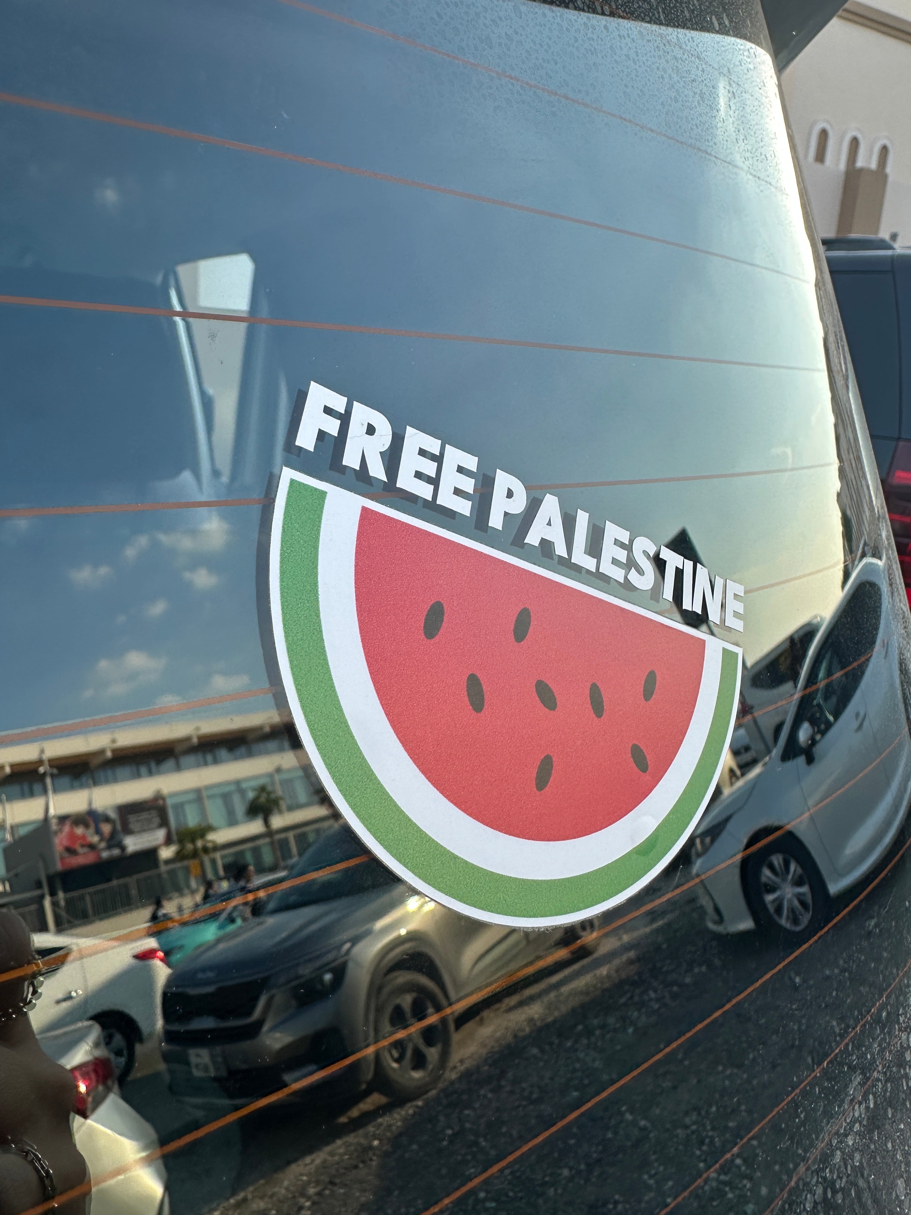Free Palestine Car Bumper Sticker
